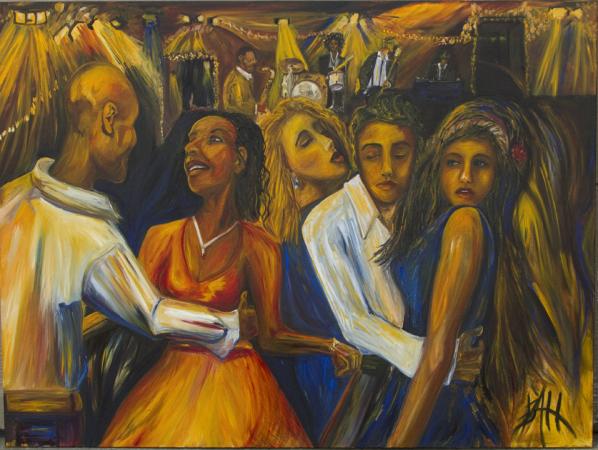 The Dancers, 36"x48", Oil on Canvas $35000