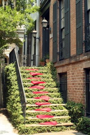 The Savannah Steps, Savannah, GA, 18x26", facemounted with acylic